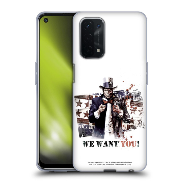 Batman Arkham City Graphics Two-Face We Want You Soft Gel Case for OPPO A54 5G