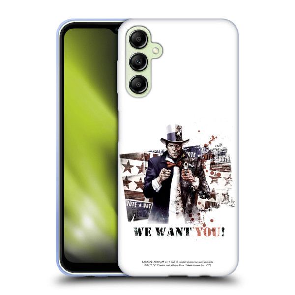 Batman Arkham City Graphics Two-Face We Want You Soft Gel Case for Samsung Galaxy A14 5G
