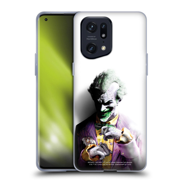 Batman Arkham City Villains Joker Soft Gel Case for OPPO Find X5 Pro