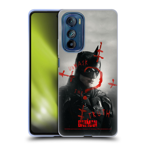 The Batman Posters Unmask The Truth Soft Gel Case for Motorola Edge 30
