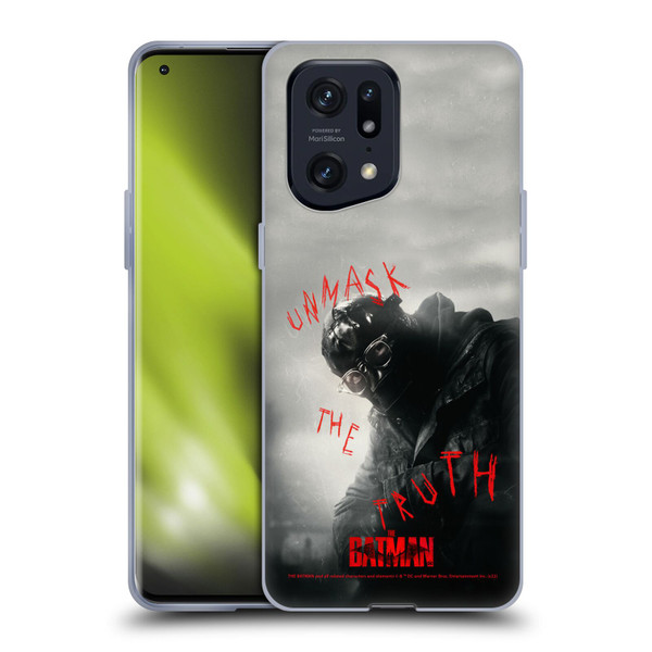 The Batman Posters Riddler Unmask The Truth Soft Gel Case for OPPO Find X5 Pro