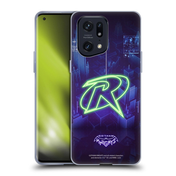 Gotham Knights Character Art Robin Soft Gel Case for OPPO Find X5 Pro