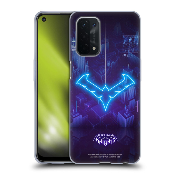 Gotham Knights Character Art Nightwing Soft Gel Case for OPPO A54 5G