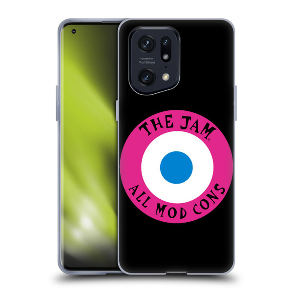 The Jam Key Art All Mod Cons Soft Gel Case for OPPO Find X5 Pro