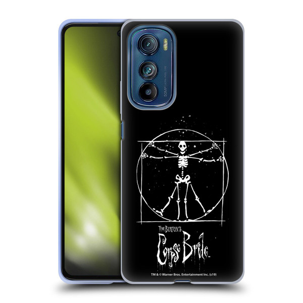 Corpse Bride Key Art Vitruvian Skeleton Soft Gel Case for Motorola Edge 30