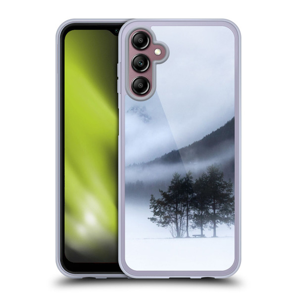 Patrik Lovrin Magical Foggy Landscape Fog, Mountains And A Tree Soft Gel Case for Samsung Galaxy A14 5G