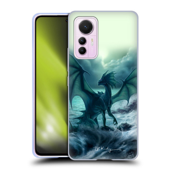 Piya Wannachaiwong Black Dragons Dark Waves Soft Gel Case for Xiaomi 12 Lite
