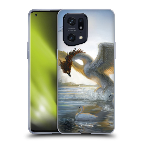 Piya Wannachaiwong Dragons Of Sea And Storms Swan Dragon Soft Gel Case for OPPO Find X5 Pro