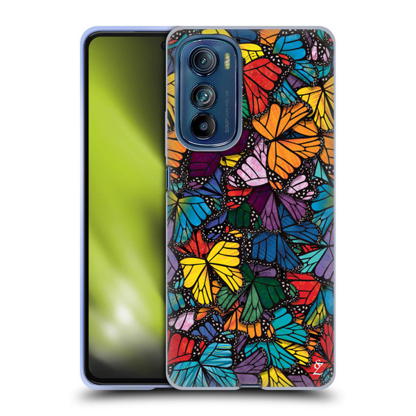 Suzan Lind Butterflies Monarch Soft Gel Case for Motorola Edge 30