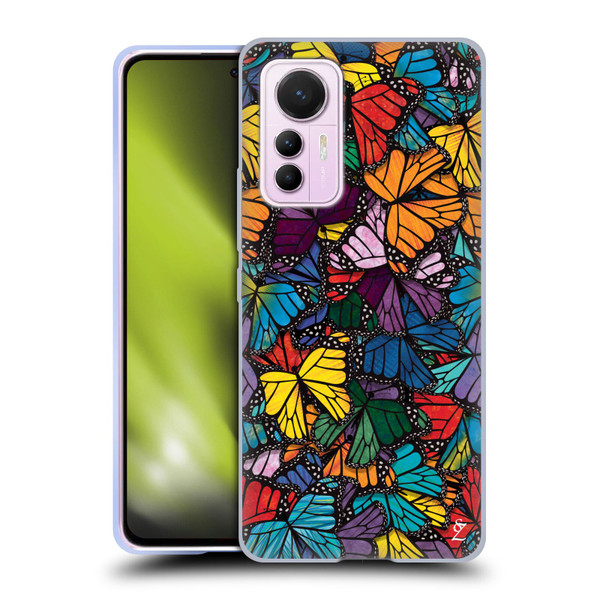 Suzan Lind Butterflies Monarch Soft Gel Case for Xiaomi 12 Lite