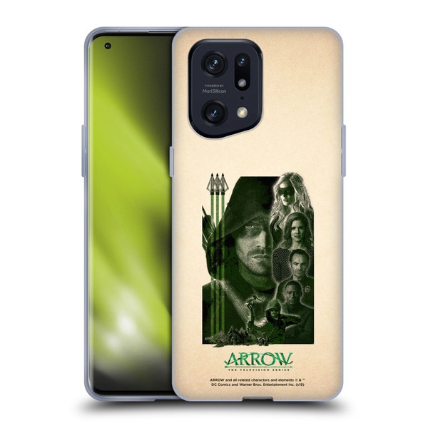 Arrow TV Series Graphics Team Soft Gel Case for OPPO Find X5 Pro