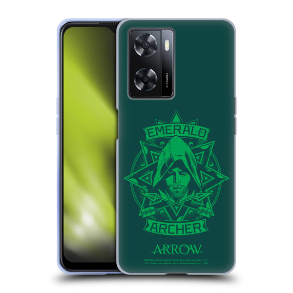 Arrow TV Series Graphics Archer Illustration Soft Gel Case for OPPO A57s