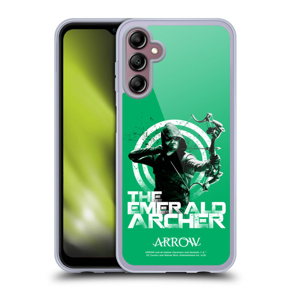 Arrow TV Series Graphics The Emerald Archer Soft Gel Case for Samsung Galaxy A14 5G