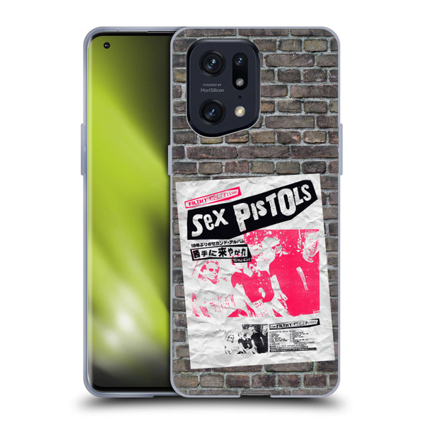 Sex Pistols Band Art Filthy Lucre Japan Soft Gel Case for OPPO Find X5 Pro