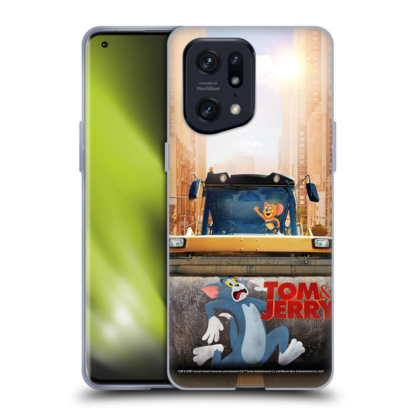 Tom And Jerry Movie (2021) Graphics Rolling Soft Gel Case for OPPO Find X5 Pro