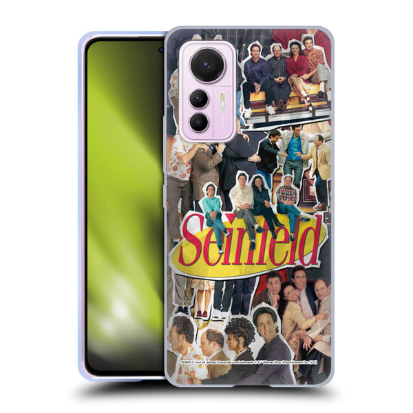 Seinfeld Graphics Collage Soft Gel Case for Xiaomi 12 Lite