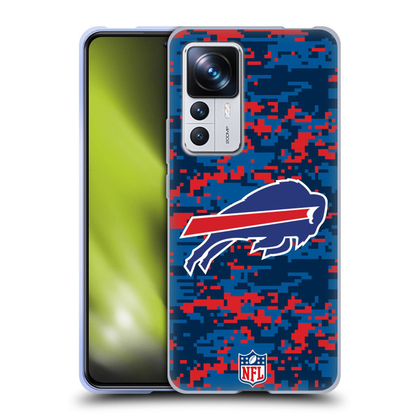 NFL Buffalo Bills Graphics Digital Camouflage Soft Gel Case for Xiaomi 12T Pro