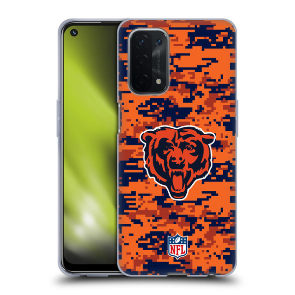 NFL Chicago Bears Graphics Digital Camouflage Soft Gel Case for OPPO A54 5G