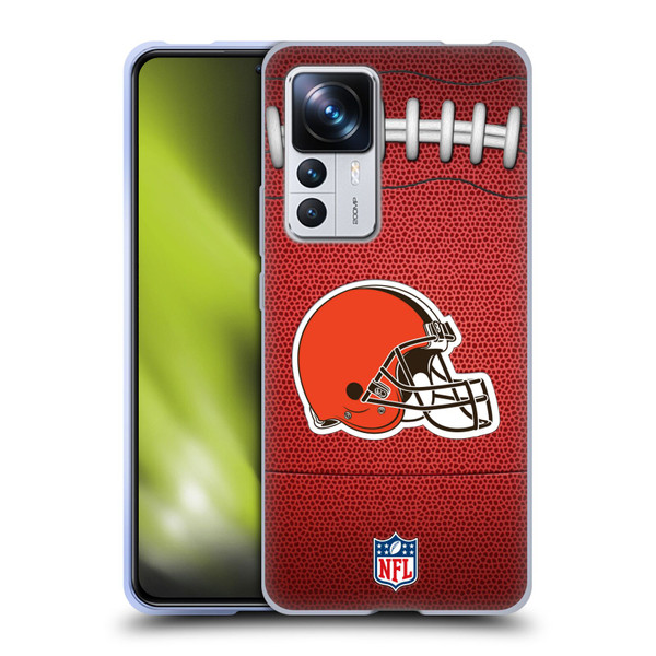 NFL Cleveland Browns Graphics Football Soft Gel Case for Xiaomi 12T Pro