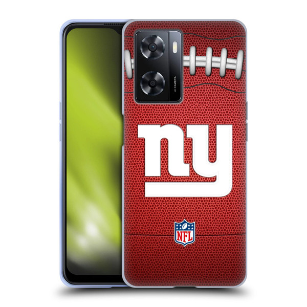 NFL New York Giants Graphics Football Soft Gel Case for OPPO A57s