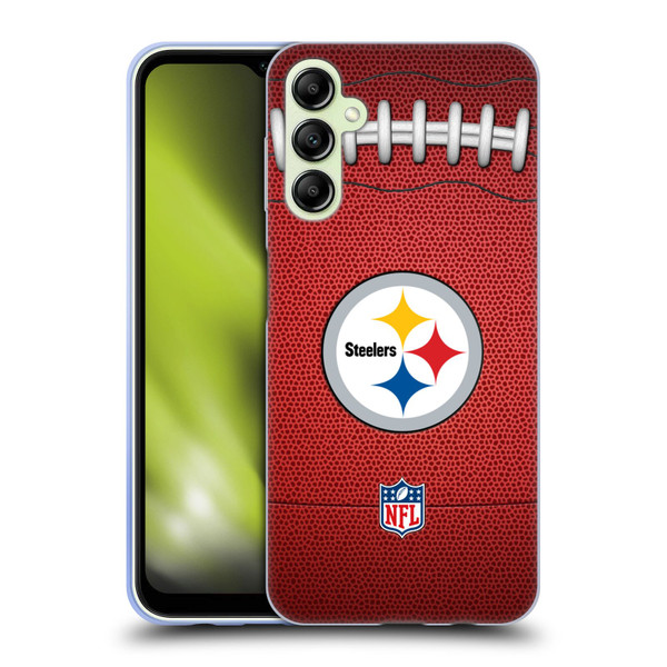 NFL Pittsburgh Steelers Graphics Football Soft Gel Case for Samsung Galaxy A14 5G
