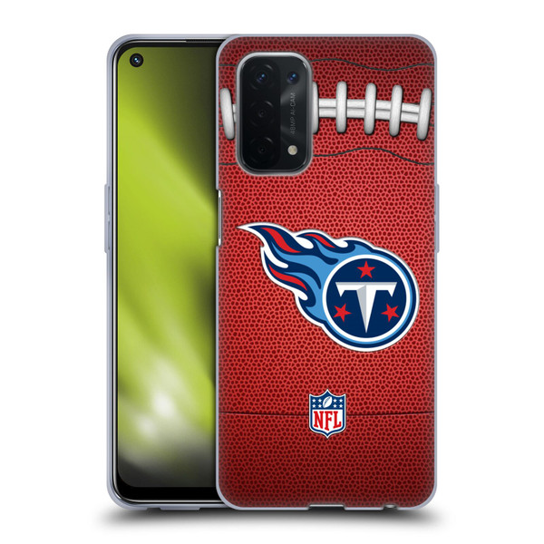 NFL Tennessee Titans Graphics Football Soft Gel Case for OPPO A54 5G