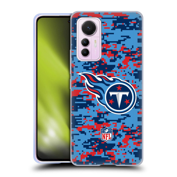 NFL Tennessee Titans Graphics Digital Camouflage Soft Gel Case for Xiaomi 12 Lite