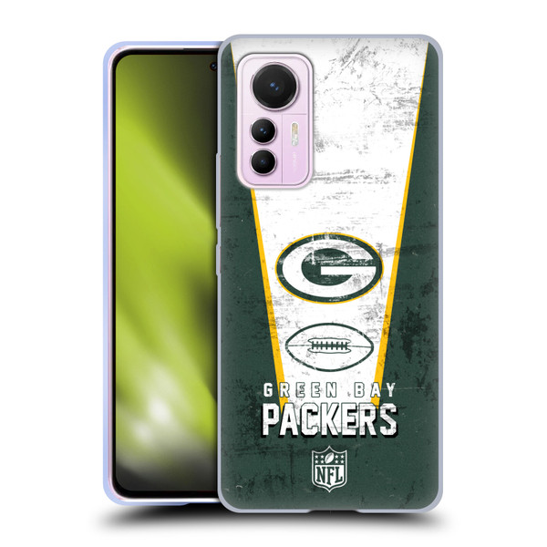 NFL Green Bay Packers Logo Art Banner Soft Gel Case for Xiaomi 12 Lite