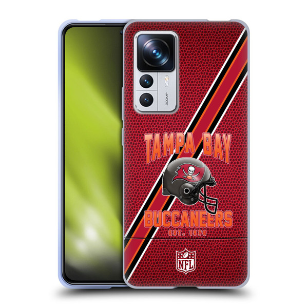 NFL Tampa Bay Buccaneers Logo Art Football Stripes Soft Gel Case for Xiaomi 12T Pro