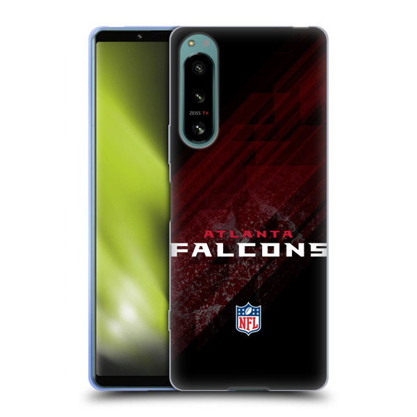NFL Atlanta Falcons Logo Blur Soft Gel Case for Sony Xperia 5 IV