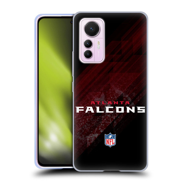 NFL Atlanta Falcons Logo Blur Soft Gel Case for Xiaomi 12 Lite