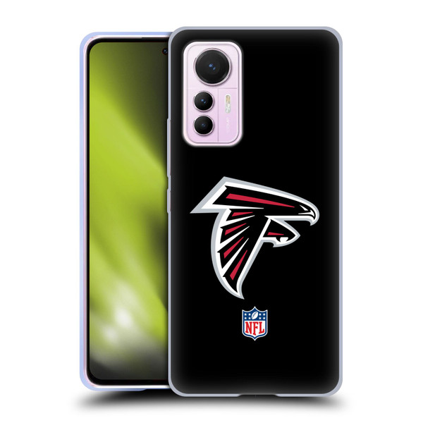 NFL Atlanta Falcons Logo Plain Soft Gel Case for Xiaomi 12 Lite