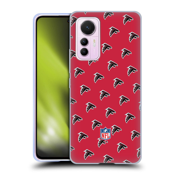 NFL Atlanta Falcons Artwork Patterns Soft Gel Case for Xiaomi 12 Lite