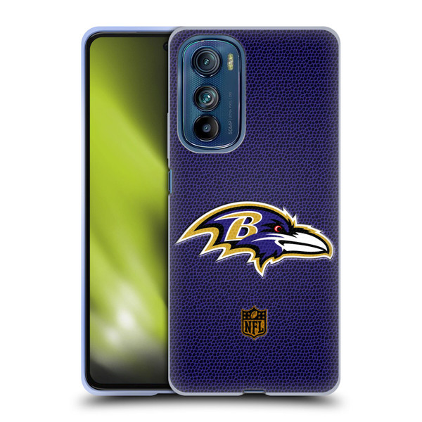 NFL Baltimore Ravens Logo Football Soft Gel Case for Motorola Edge 30