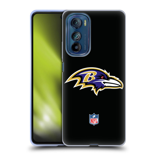 NFL Baltimore Ravens Logo Plain Soft Gel Case for Motorola Edge 30