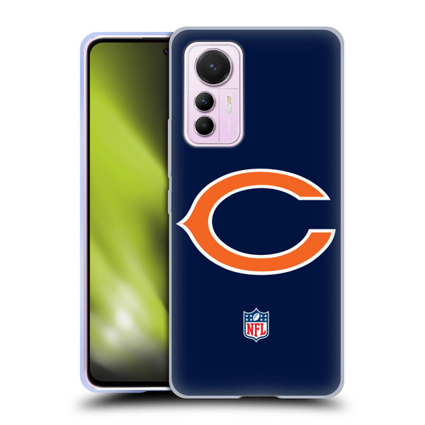 NFL Chicago Bears Logo Plain Soft Gel Case for Xiaomi 12 Lite