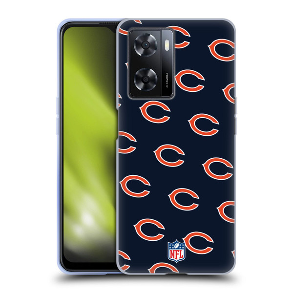 NFL Chicago Bears Artwork Patterns Soft Gel Case for OPPO A57s