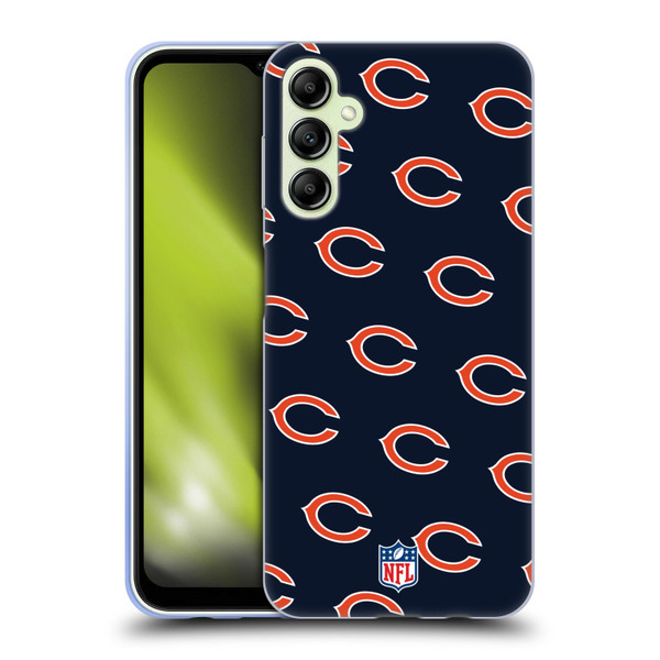 NFL Chicago Bears Artwork Patterns Soft Gel Case for Samsung Galaxy A14 5G