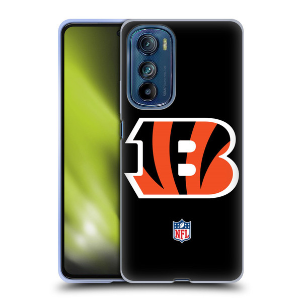 NFL Cincinnati Bengals Logo Plain Soft Gel Case for Motorola Edge 30