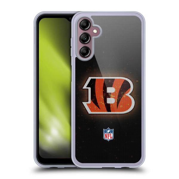 NFL Cincinnati Bengals Artwork LED Soft Gel Case for Samsung Galaxy A14 5G