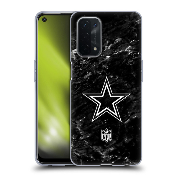 NFL Dallas Cowboys Artwork Marble Soft Gel Case for OPPO A54 5G