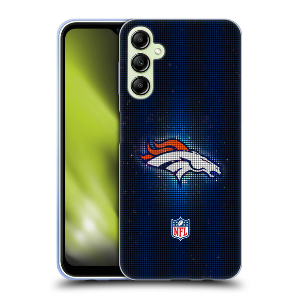 NFL Denver Broncos Artwork LED Soft Gel Case for Samsung Galaxy A14 5G