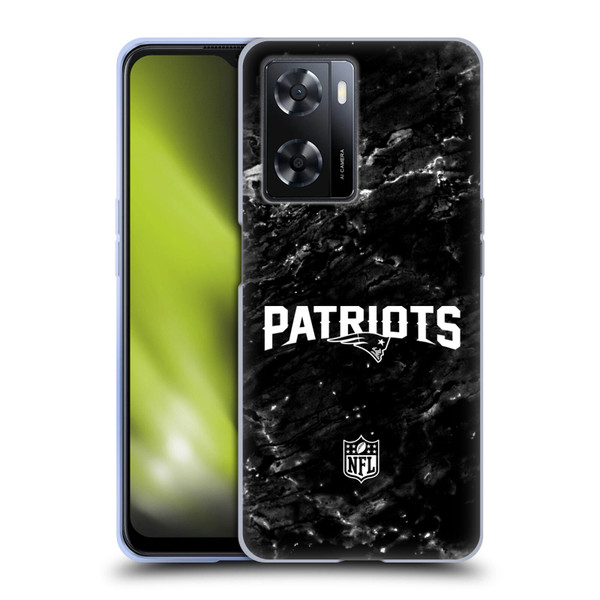 NFL New England Patriots Artwork Marble Soft Gel Case for OPPO A57s