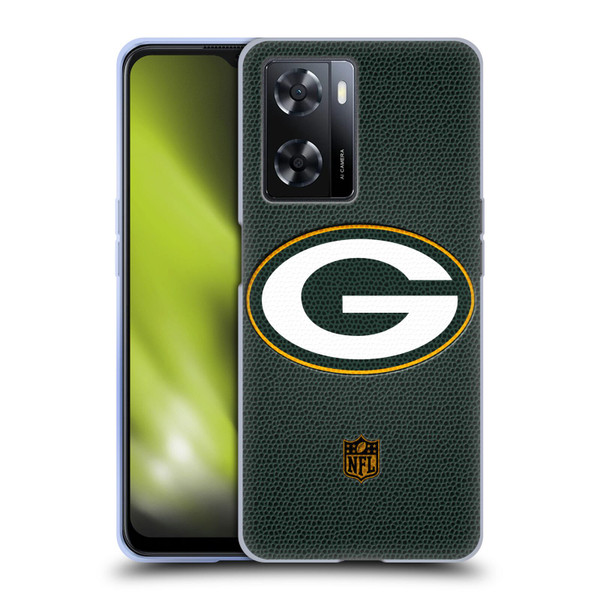 NFL Green Bay Packers Logo Football Soft Gel Case for OPPO A57s