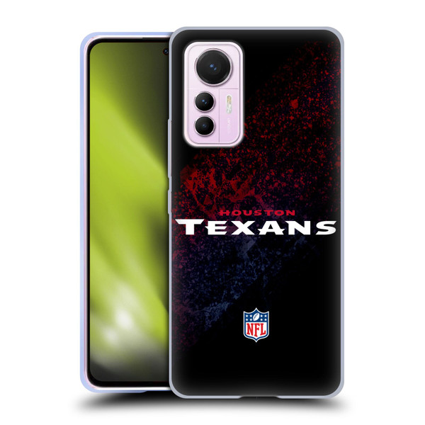 NFL Houston Texans Logo Blur Soft Gel Case for Xiaomi 12 Lite