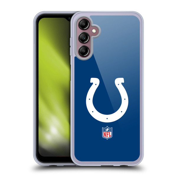 NFL Indianapolis Colts Logo Plain Soft Gel Case for Samsung Galaxy A14 5G