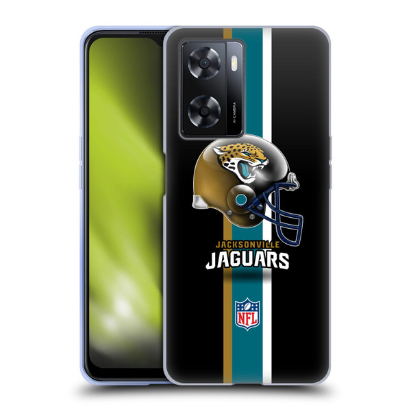 NFL Jacksonville Jaguars Logo Helmet Soft Gel Case for OPPO A57s