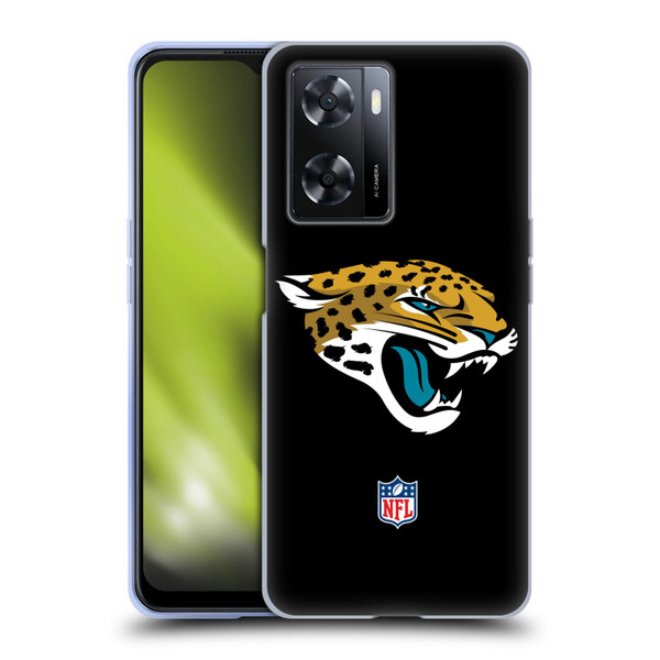 NFL Jacksonville Jaguars Logo Plain Soft Gel Case for OPPO A57s