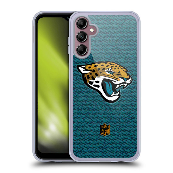 NFL Jacksonville Jaguars Logo Football Soft Gel Case for Samsung Galaxy A14 5G