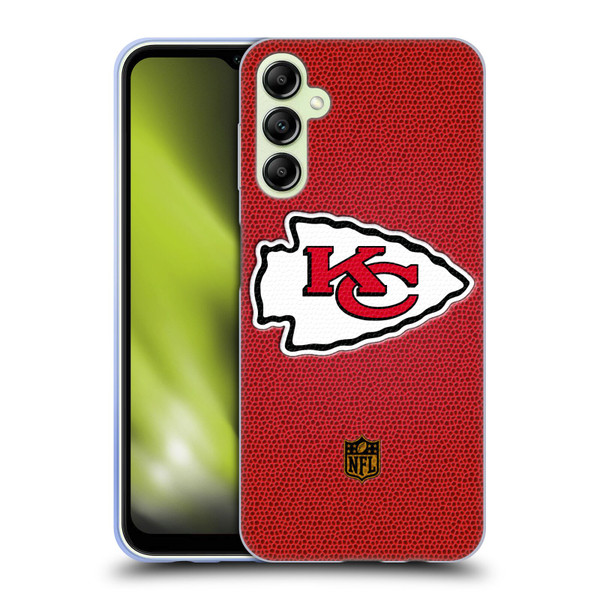 NFL Kansas City Chiefs Logo Football Soft Gel Case for Samsung Galaxy A14 5G